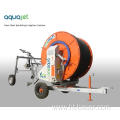 Travelling big gun sprinkler hose reel irrigation system